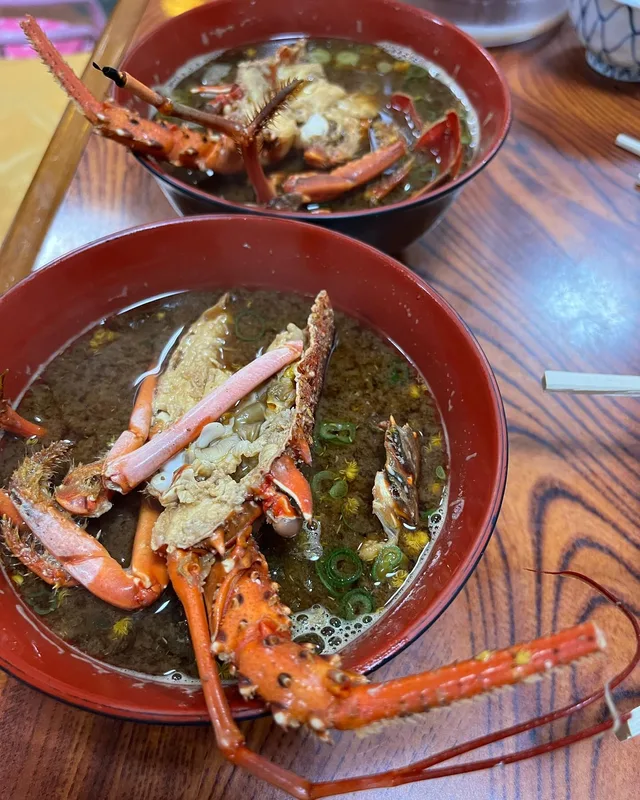 Hidden pubs, local food, friendly people. The area is famous for its udon noodles, mussels, sashimi and… spiny lobsters